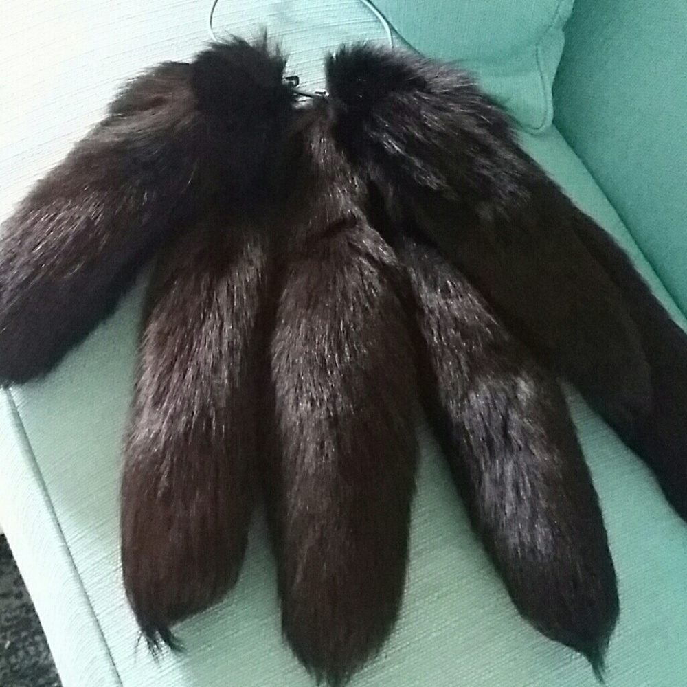 Genuine Black Fox Tails